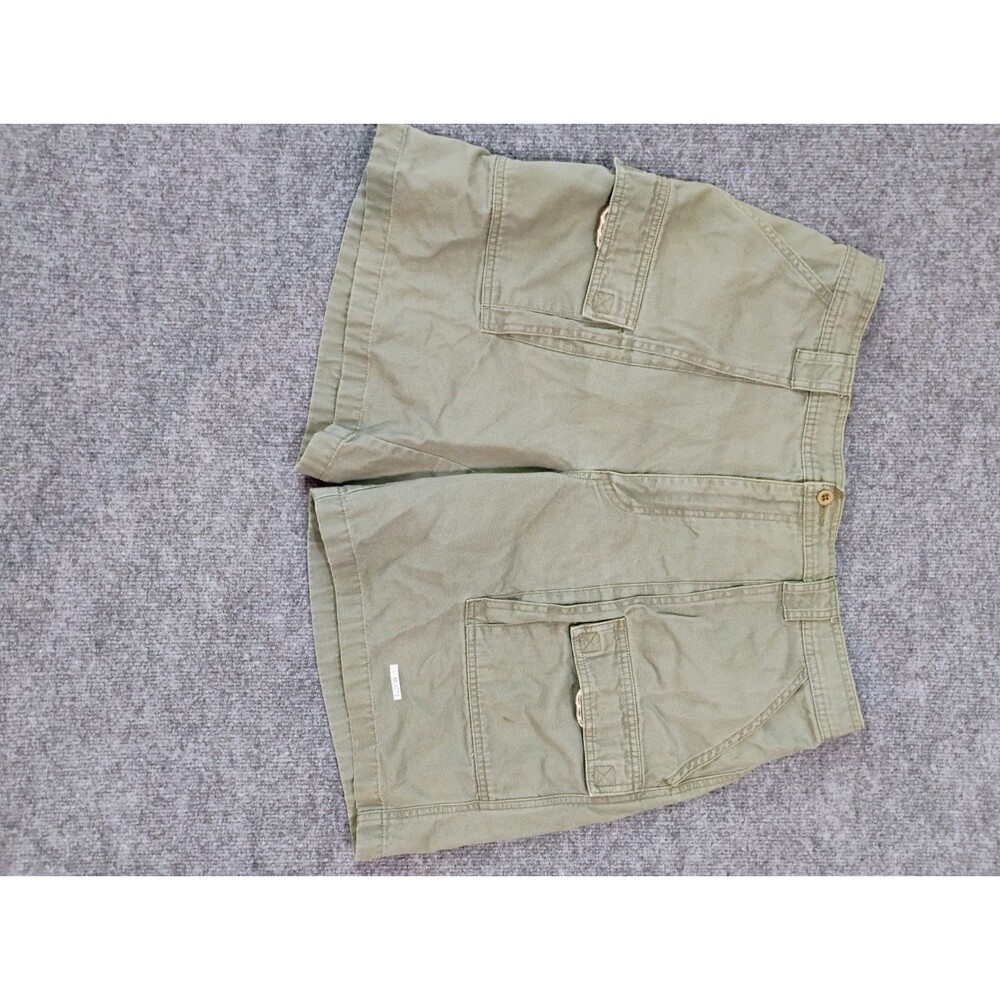 L.L.Bean Cargo Shorts Mens Size 40 Green Outdoor Utility Cotton Casual